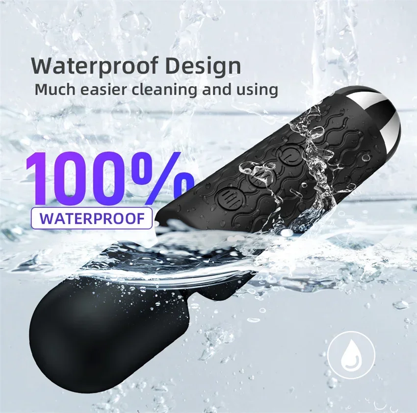 20 Speeds Powerful AV Vibrator for Women Nipple G spot Clitoris Stimulator Wand Stick Dildo Female Masturbator Adult Sex Toys