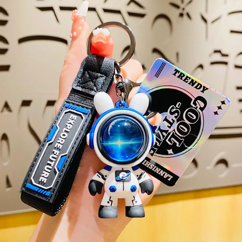 男の子と女の子のためのウサギの形をしたキーホルダー,宇宙飛行士の形
