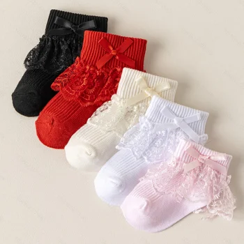 Baby Bow Socks Set 1