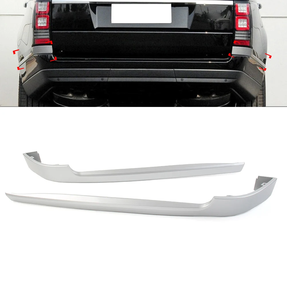 

2 Pcs Rear Bumper Side Cladding Silver Decoration Trim Accessories For Land Rover Range Rover 2013-2022 LR037929 LR037928