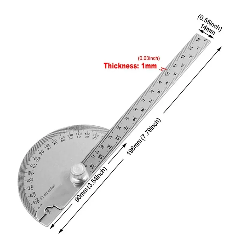 Angle Protractor Angle Measuring Tool 1PC