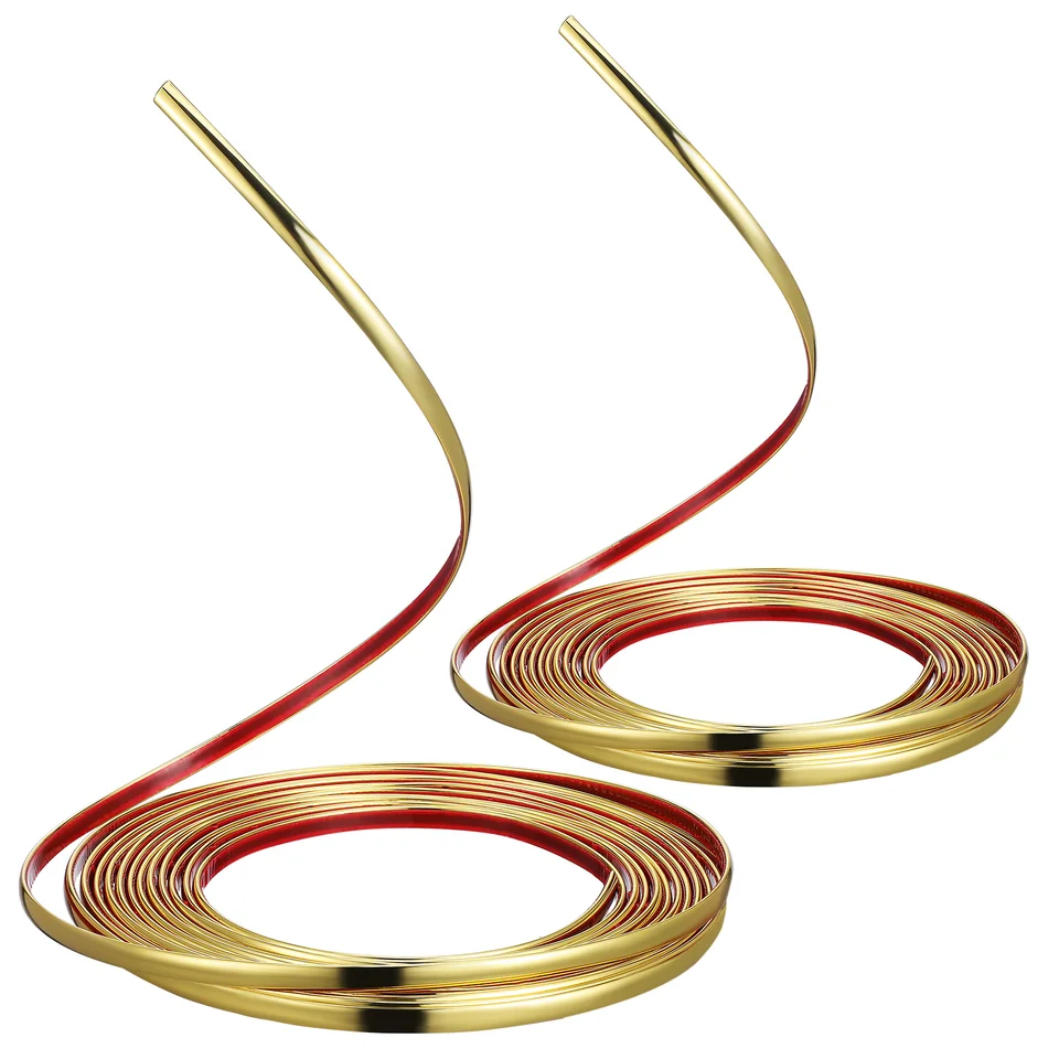 Nastro Modanatura Dorata Autoadesivo 50m X 25mm - Per Decorazione Pareti, Soffitti, PVC Adesivo, Effetto Specchio - Foto 6