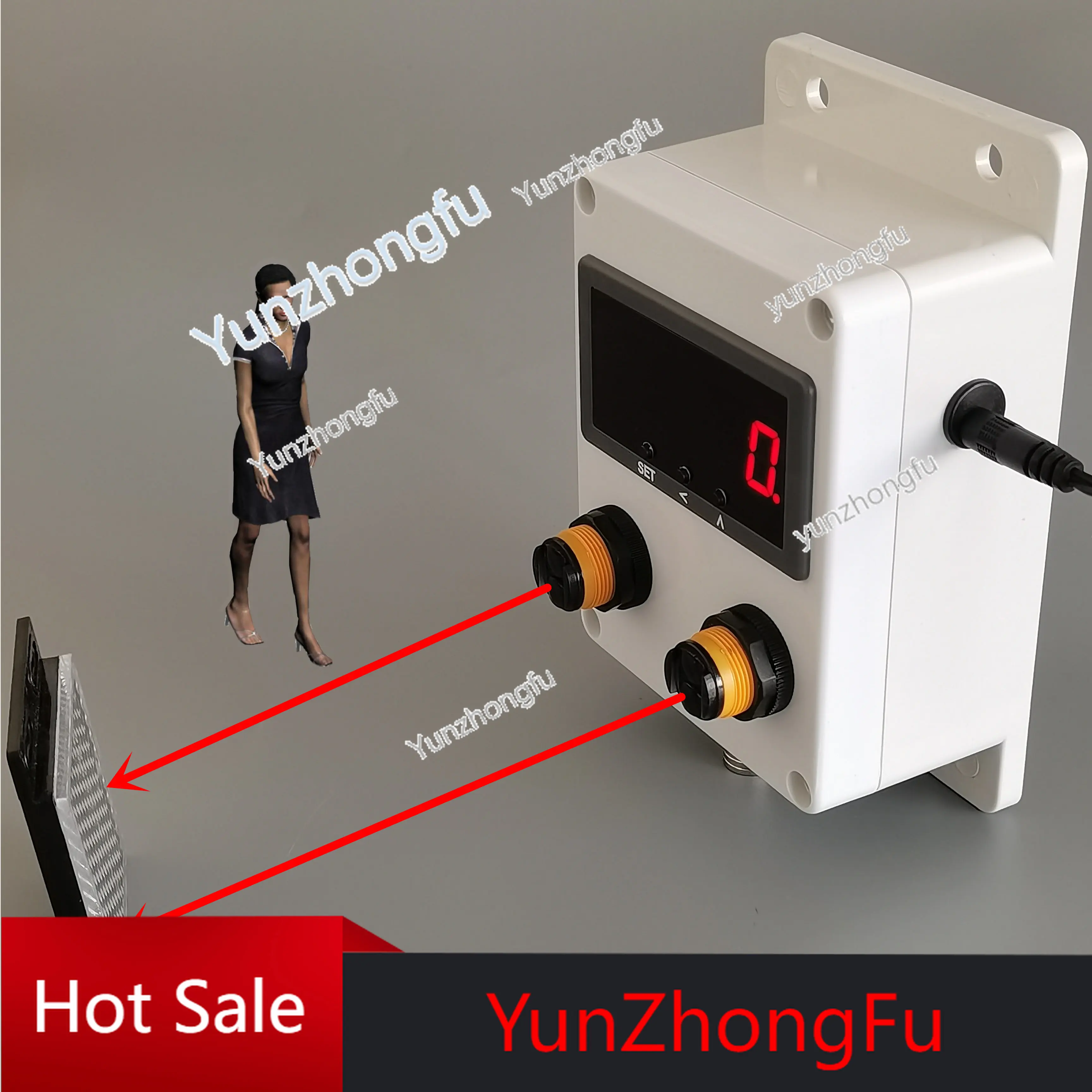 

Customer Flow Counter Automatically Senses the Number of Electronic Users Register the Number of People in and out of Stores.