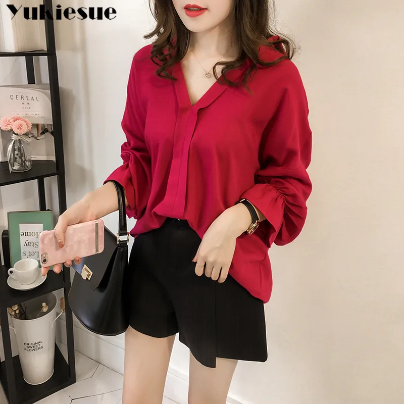 

fashion woman blouses 2022 women's blouse shirt woman womens tops and blouses shirts women blusas long sleeve clothe blouses