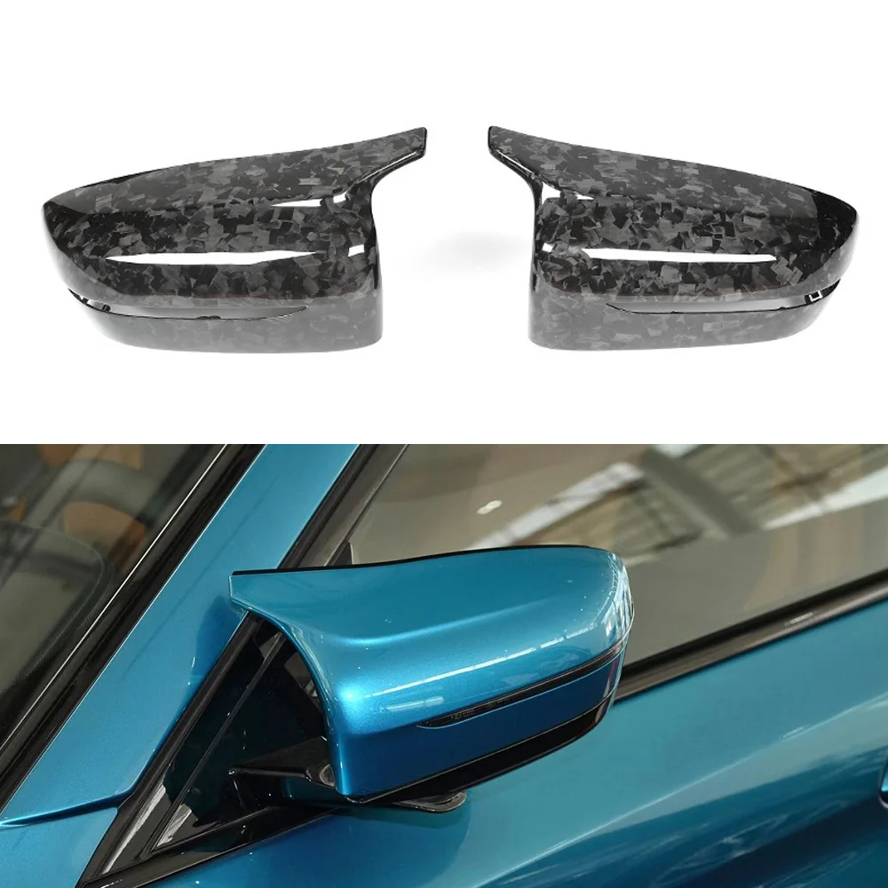 

For BMW New 3 4 5 7 8 Series Satin Carbon Rearview Mirror Shell Modified Dry Carbon Fiber Horn G20/G28/G30
