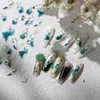 5D Vivid Shell Light Laser Green Peacock Beautiful Gorgeous Feather Adhesive Nail Art Stickers Decals Manicure Charms Suppliers 3