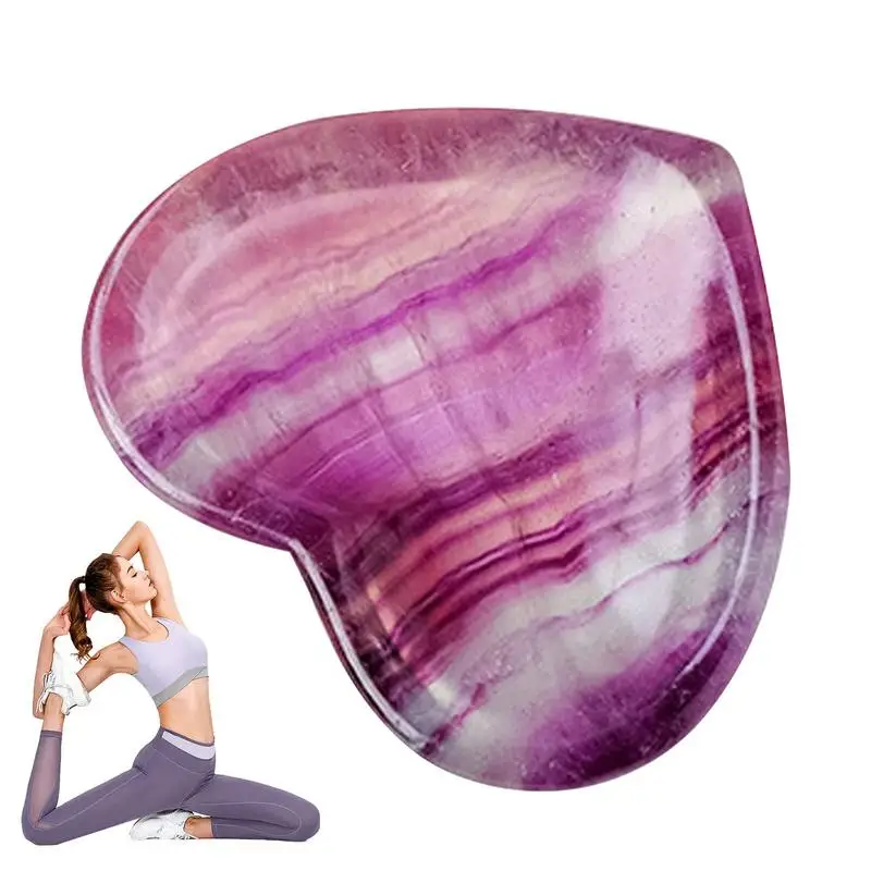 

Crystal Fluorite Bowl Natural Gemstone Heart Shaped Healing Crystals Hand Carved Heart Home Decoration Crafts Heart Stones