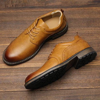 Men Casual Shoes Comfortable Brand 2025 Fashion Shoes Men Leather