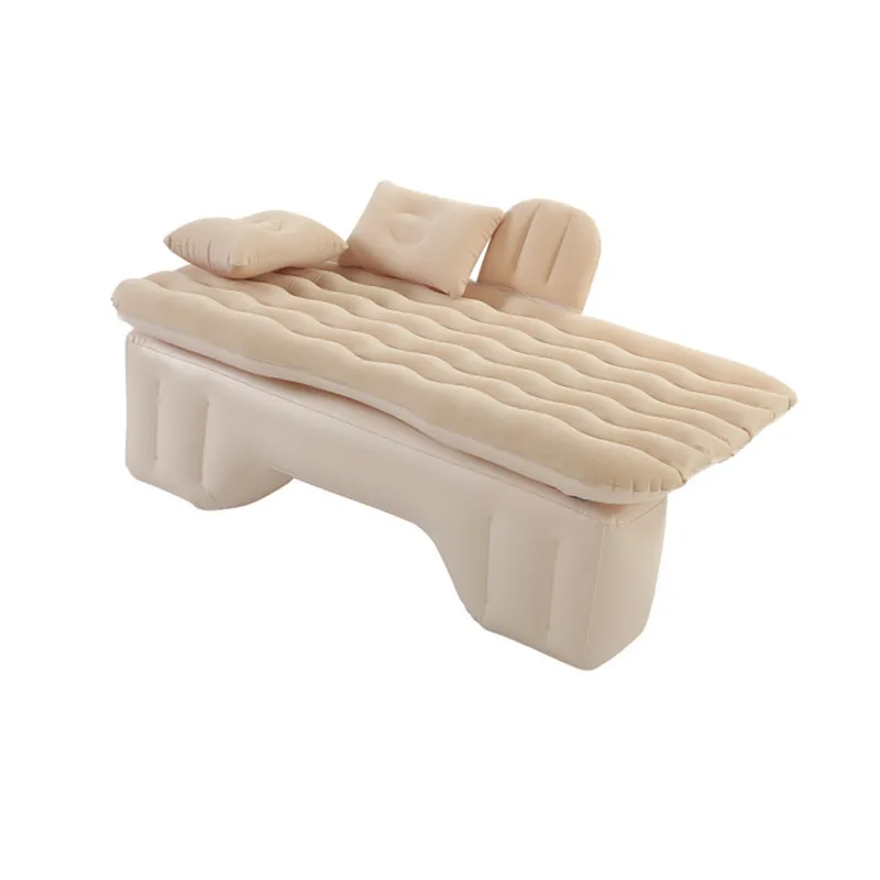 Car Rear Mattress Flocking Slip-On Split Car Seat Sleeping Mat Travel Bed Air Cushion Inflatable Mattress Automotive Supplies