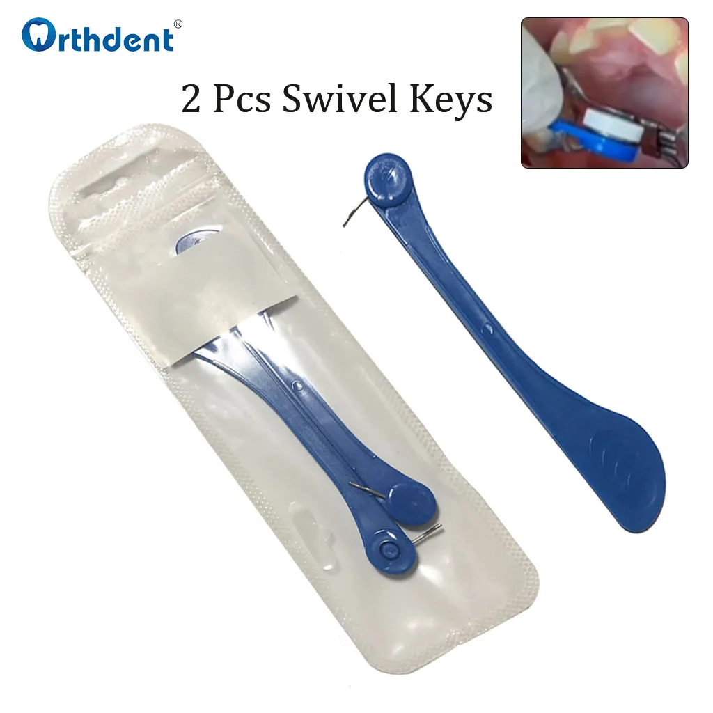 2PcsDentalStainlessSteelSwivelKeysOrthodonticExpansionImplant