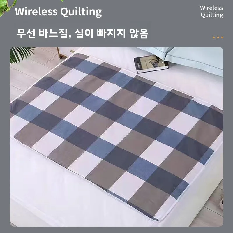 성인용 방수 세탁 가능 매트리스 패드, 침상 노인 케어용 종합 침구, 폴리에스터 섬유 충전 매트리스 보호대