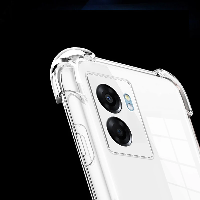 Shockproof Clear Silicone Phone Case - Transparent Back Cover