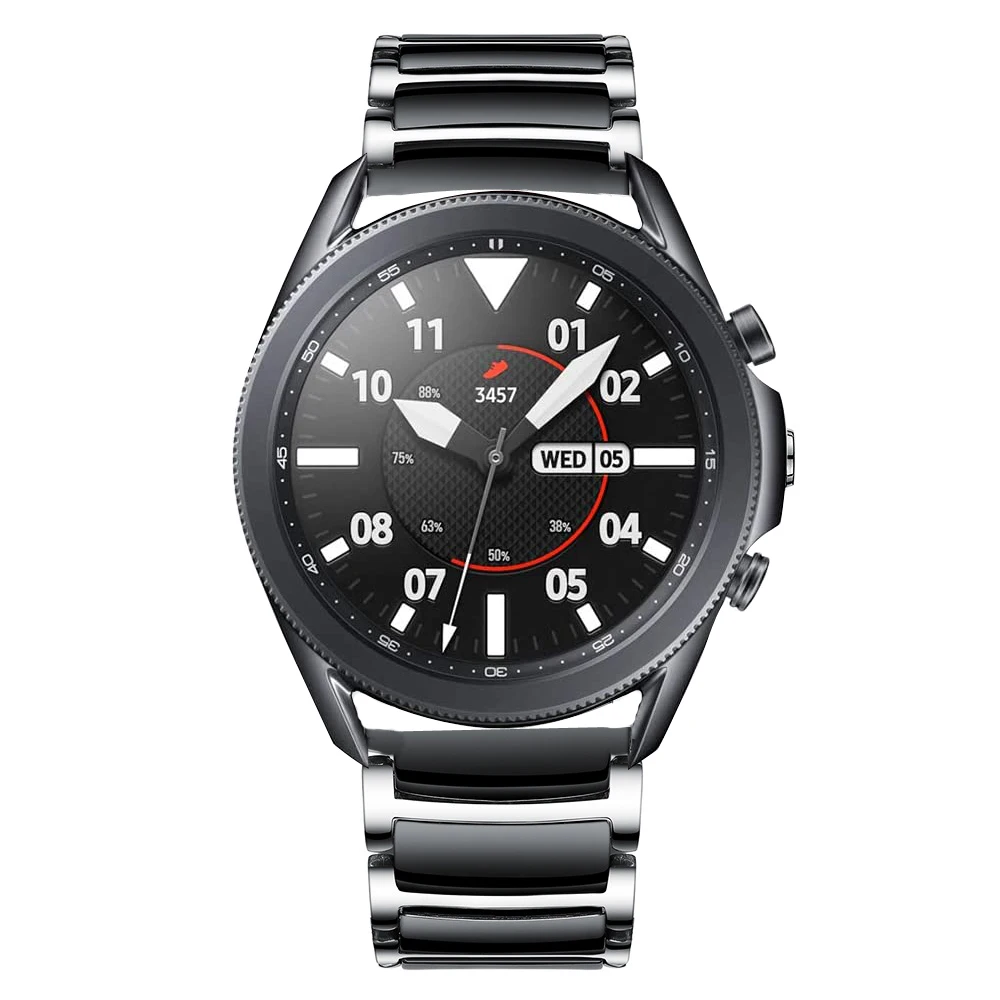 Premium Ceramic and Metal Strap Band - 20mm/22mm