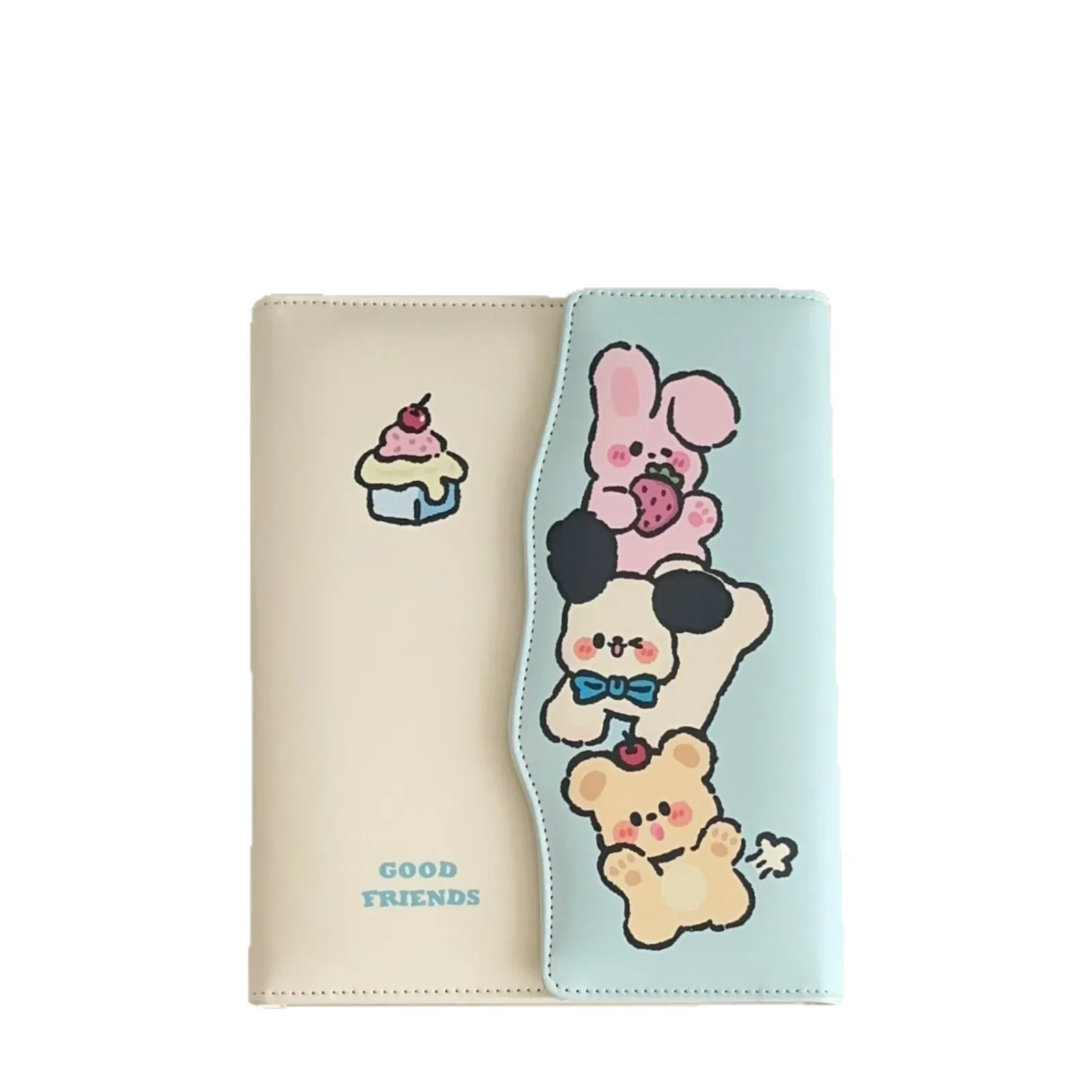 Adorable Animal PU Leather Loose Leaf Binder & Planner Album