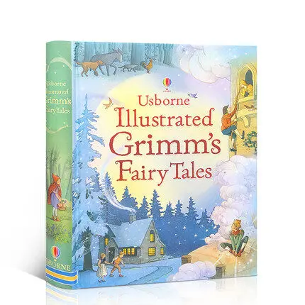 

MiluMilu Usborne Illustrated Grimms' Fairy Tales Buku Full Color Illustration Classic Picture Story Book