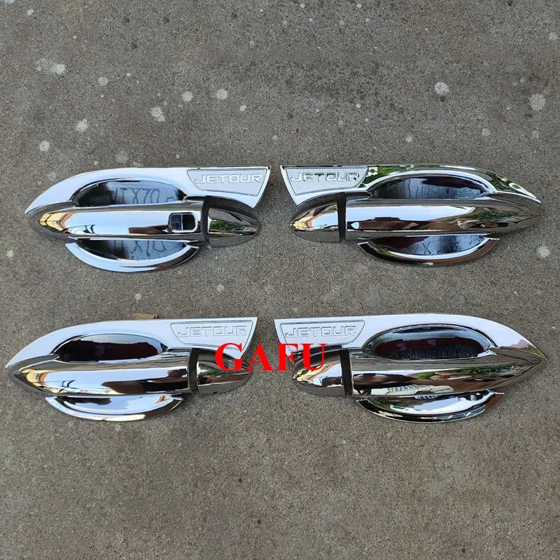 

for JETOUR X70 2019 2020 2021 ABS Chrome Door Handle Bowl Trim Door handle Protective Covering Cover Trim Car styling