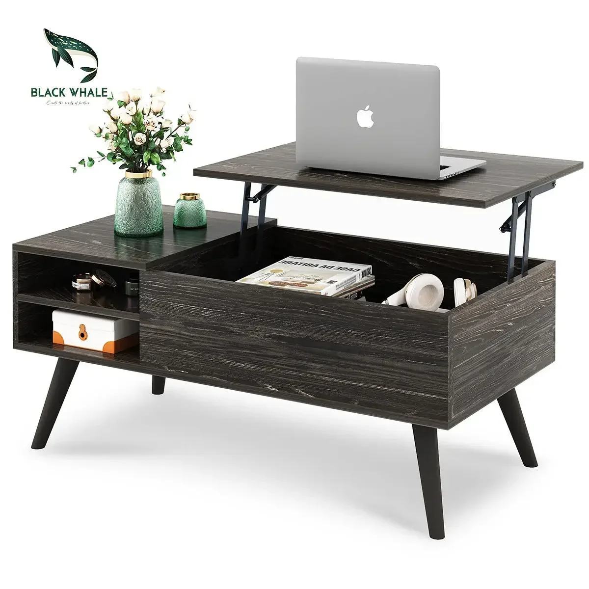 Cross border supply panel furniture factory, coffee table, simple storage, elevator living room