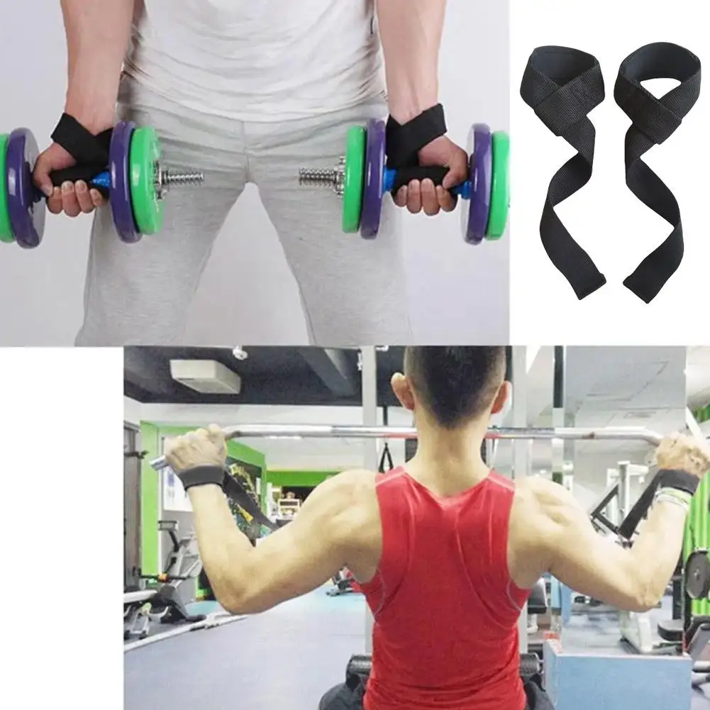 Fitness Lifting Straps Weight Lifting Wrist Grip Booster Gym Deadlifts Support Training Crossfit Belt Pull-ups Strength weightlifting straps