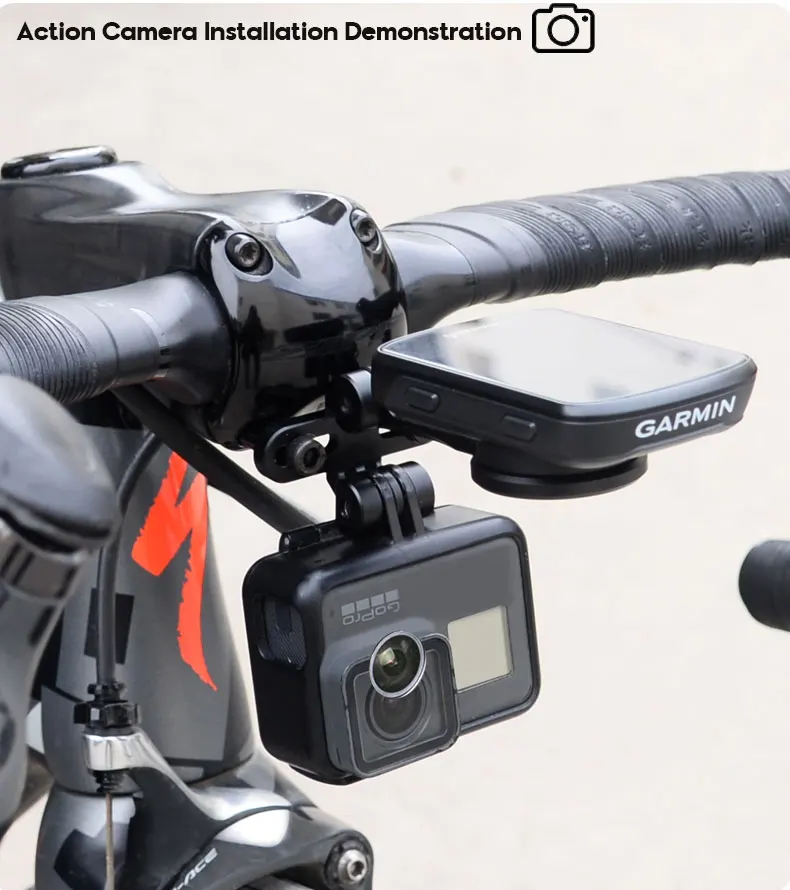 Thinkrider Fahrrad-Stoppuhr-Halterung Verstellbare Fahrradcomputer-Halterung aus Aluminiumlegierung für Outdoor-Radfahren – Detail 5