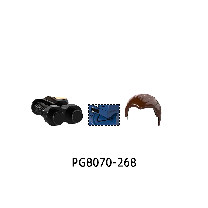 PG8070 무기 바지 헤어 파츠 액션 피규어 망토 스틱 모델 블록 MOC 브릭 세트 선물 장난감