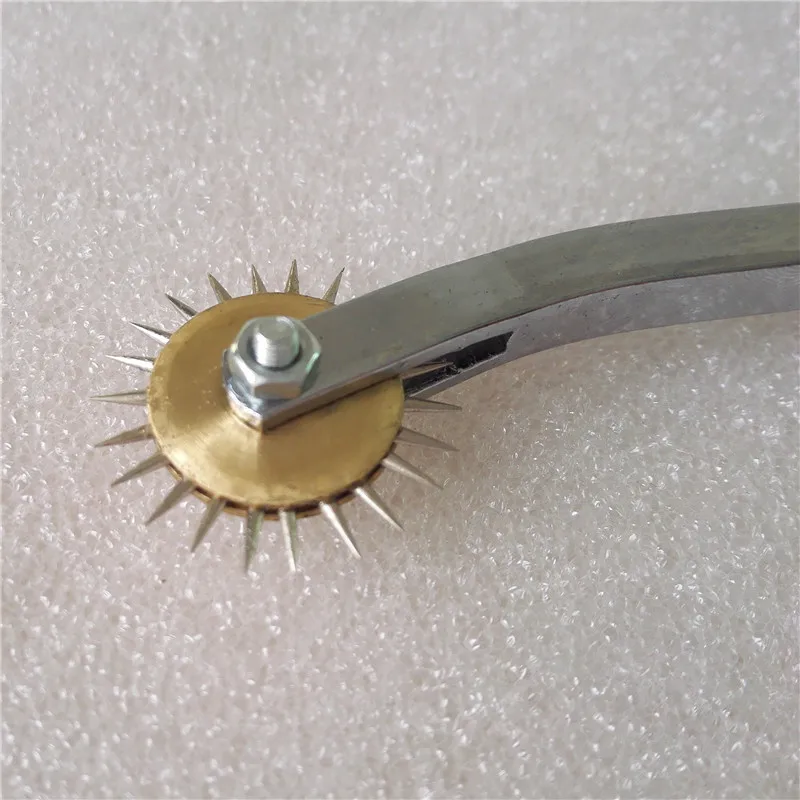 Professional Stainless Steel cross-stitch gearwheel Scribing Wheel Sewing Craft Tool for paper cloth Leather Tool