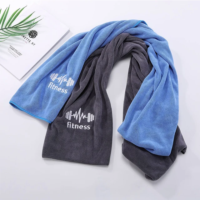 Microfiber Fast Drying Cooling Towel Beach Running Body Non-slip Sports Sweat Gym Yoga Exercise Swimming Fitness Towel 40*95cm 2