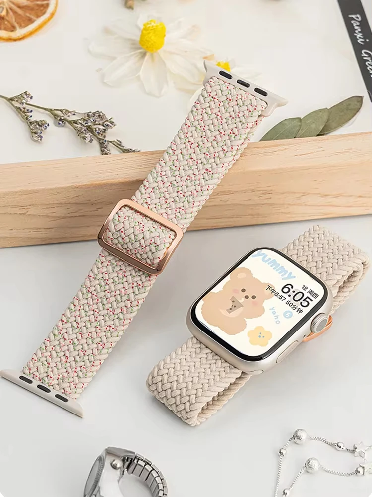 Braided Solo Loop Strap for Apple Watch - Elegant and Comfortable Band Bracelet
