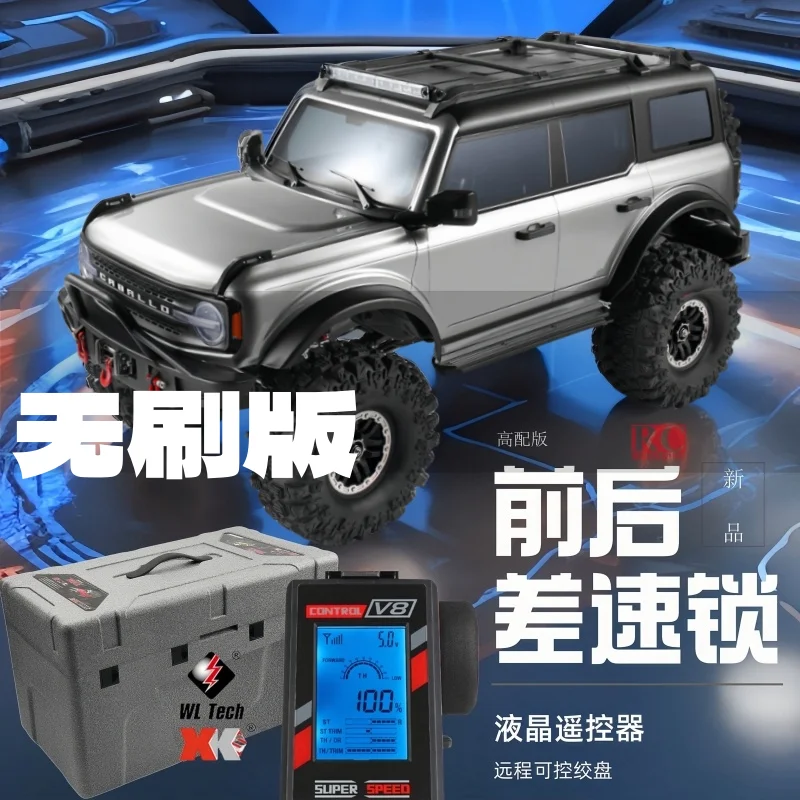 웨일리 프로 1/10 스케일 4륜구동 오프로드 RC카 무선 조종 전동 장난감 (남아 생일 선물용) 등반 차량 모델