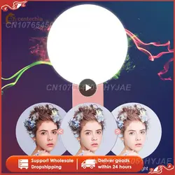 Anneau lumineux LED pour selfie avec lentille de téléphone, lampe de remplissage pour téléphone portable avec clip aste par USB, pour femmes