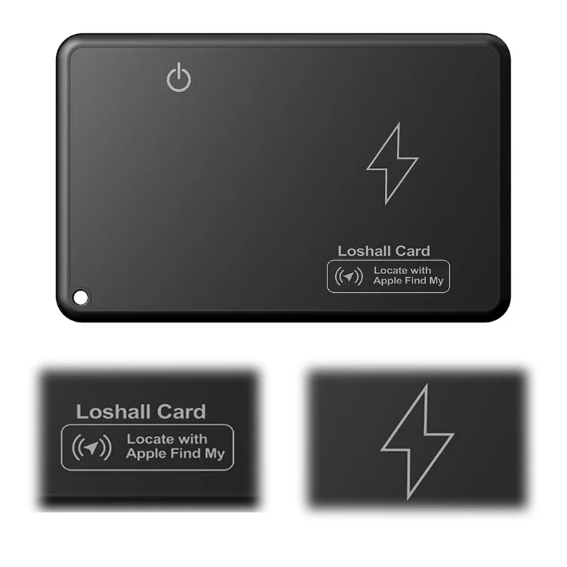 Waterproof Thin tracker card wireless charging tracking location GPS Item Tag locator Apple find my app smart tracker