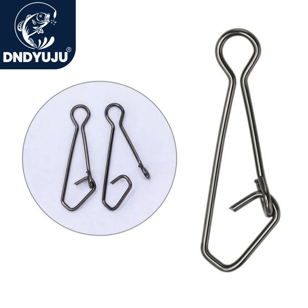 DNDYUJU 100 à 200 pièces de connecteurs de pêche avec émerillon roulant, anneaux et agrafe pour