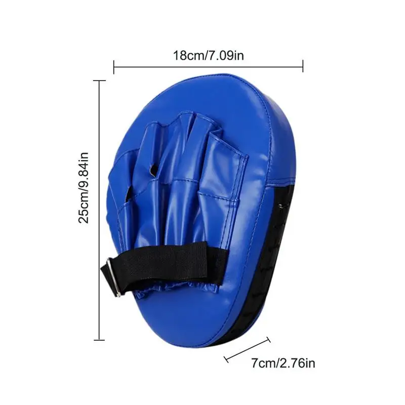 Curved Boxing Hand Target PU Leather Curved Punching Mitts Breathable Kickboxing Pads Boxing Focus Pad Martial Arts Training
