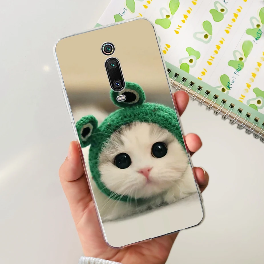 Stylish Painted Clear Silicone Phone Case with Bumper Protection