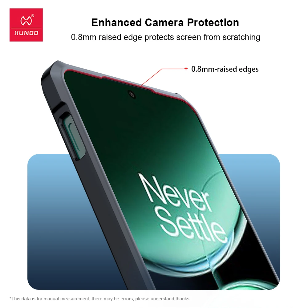 Xundd Airbag Shockproof Transparent Case - Full Camera Protection, PC+TPU Back Shell