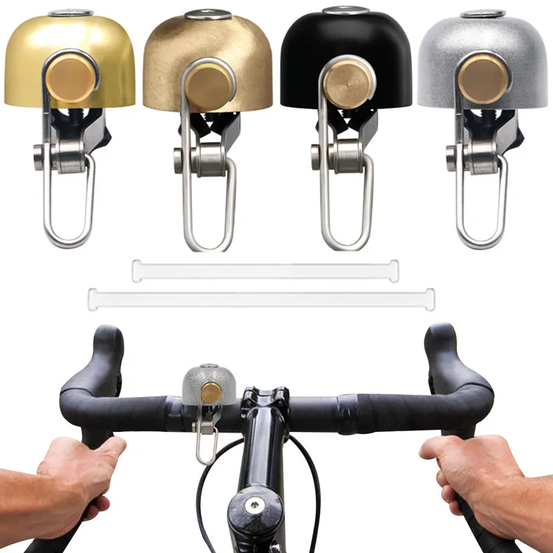 Description Picture 2 of itemRetro Classical Bicycle Bell Clear Loud Sound Steel Copper MTB Mountain Bike Handlebar Ring Horn Safety Cycling Warning Alarm