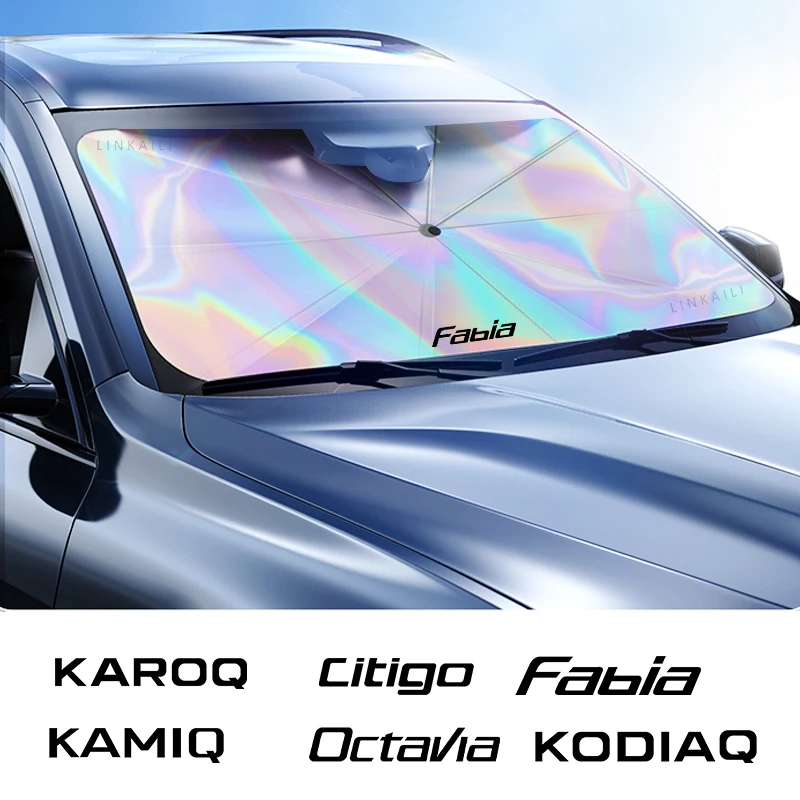 Premium Car Front Glass Laser Sunshade Accessory