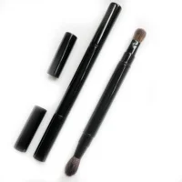 Mélangeur d'ombre à paupières rétractable à double extrémité, brosse de maquillage en métal de haute qualité pour façonner les yeux, mélange de taches, outil de brosse cosmétique 2