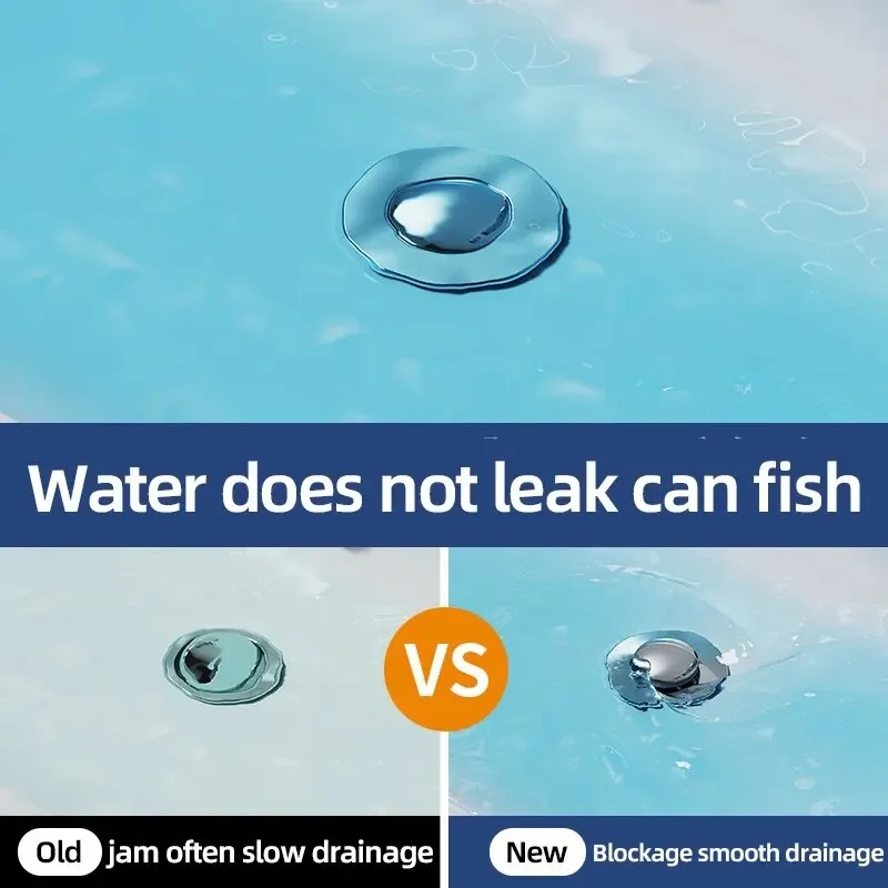 1Pcs Washbasin leakage plug bounce core washbasin sink hair filter screen sink anti odor disassembly universal drain Bathroom Sink Plug Washbasin Leak Plug Bathroom Water Stopper Drain Seal Plug