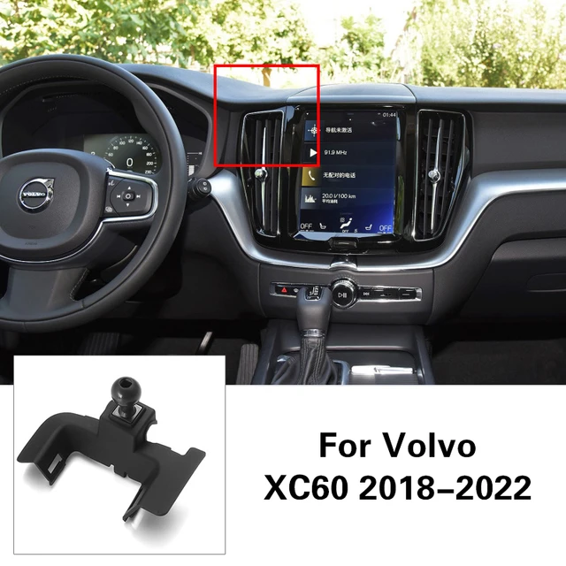SHXSYN Autotelefonhalter für Volvo V90/V90CC Verstellbare Handyhalterung  Universelle 360°-Drehung Handyhalterung Wiege Emblem Zubehör