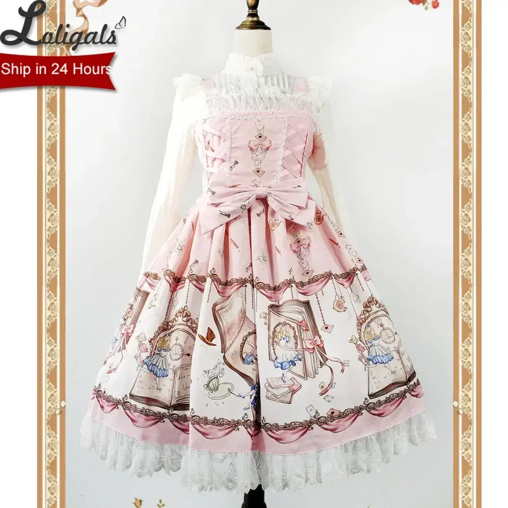 The Book Of Alice's Mysterious Land ~ Sweet Printed Lolita JSK Dress by Infanta