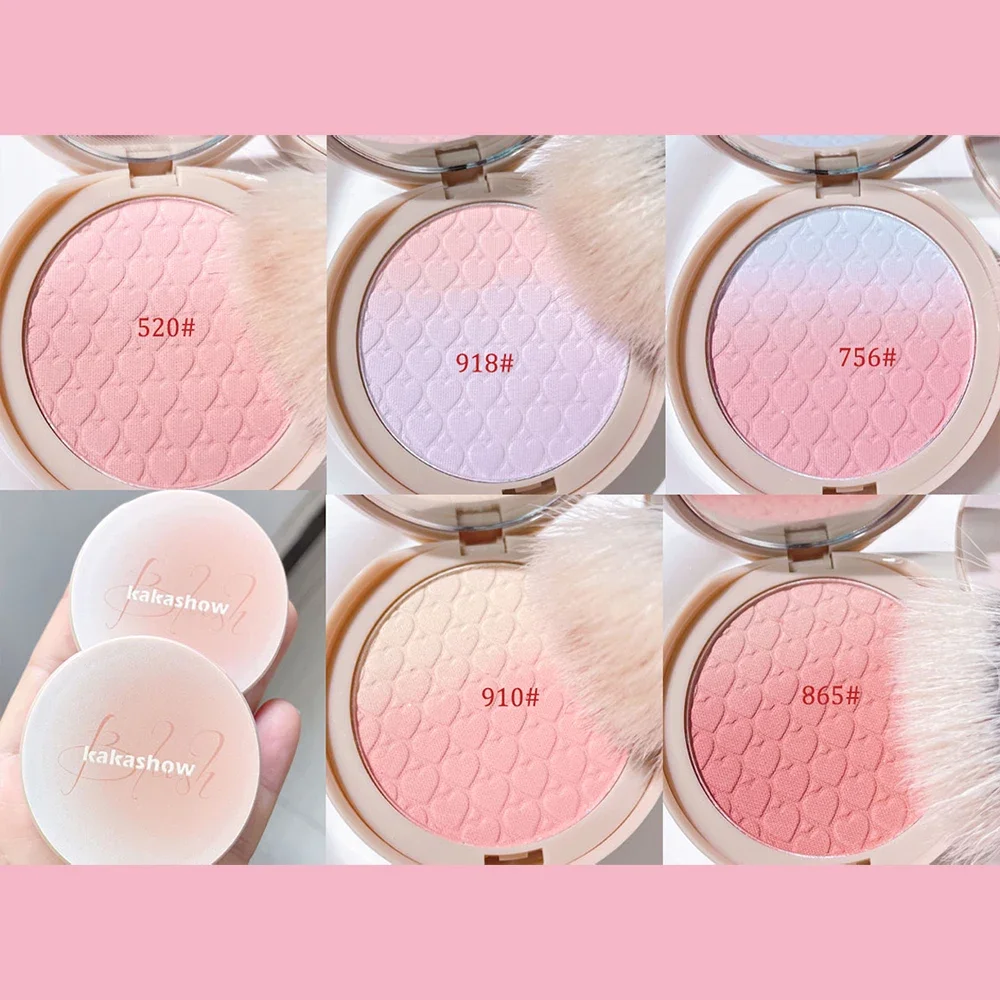 Rose Matte Blush Makeup Love Palette 5 Colors Face Rouge Cheek Tint Long Lasting Natural Gradual Change Powder Blusher powder blusher blush powder blush plate rose blush facial blusher