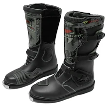  Motorcycle boots tourist motorcycle boots Waterproof PU Leather Shoes motorcyclist protection Boot Racing Bottes Motocross Boots 