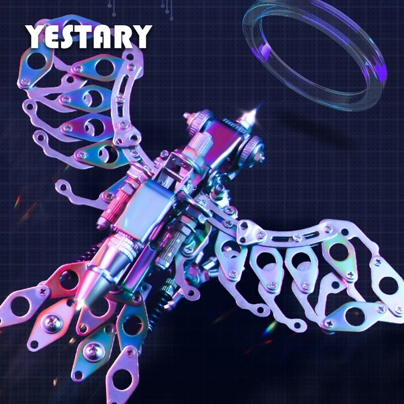 

YESTARY 3D Metal Puzzle Mechanical Toys For Kids DIY Assembling Toys Mechanical Sparrow 3D Puzzles For Children Birthdays Gifts