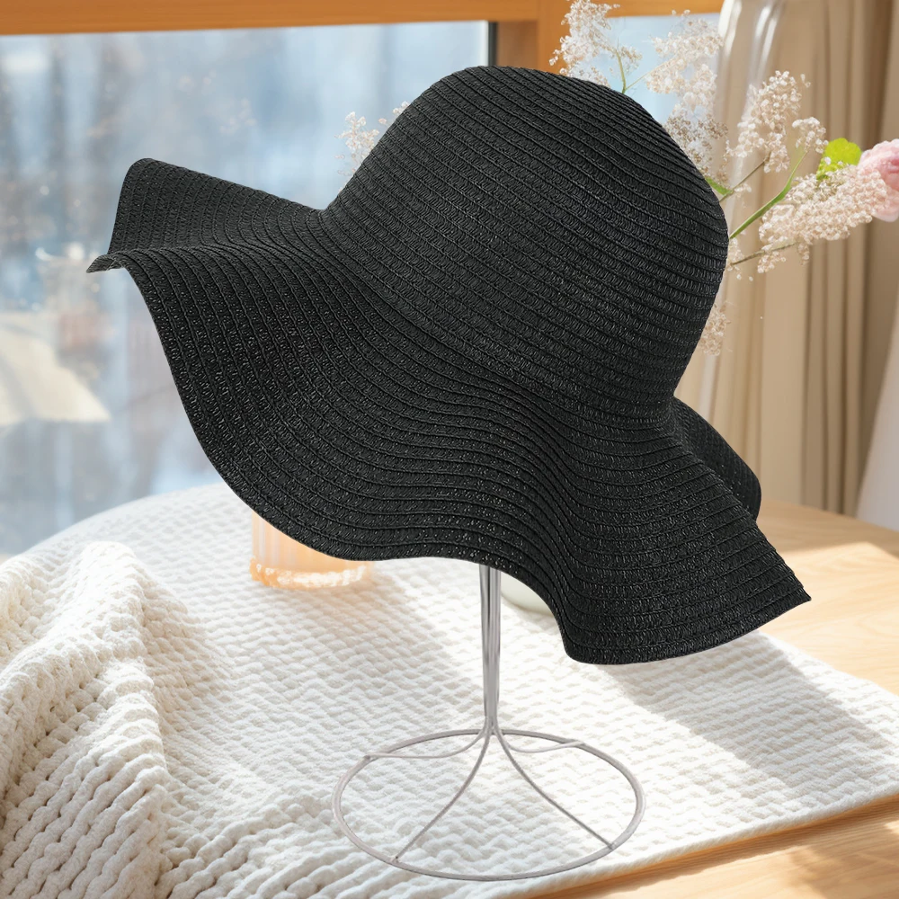 chapeau de paille noir