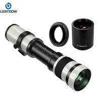 Lightdow 420-800mm F8.3 Manual Telephoto Zoom Lens Long-distance Photography with 2X Converter Set for Canon Nikon Sony Cameras - Image 2