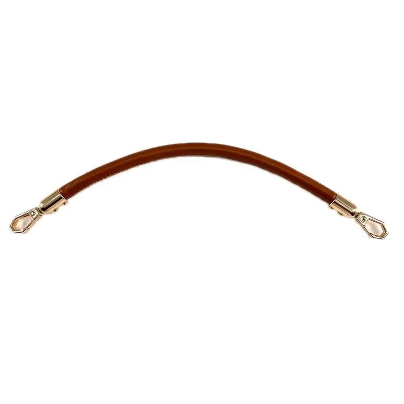 Braided PU Leather Shoulder Bag Strap with Detachable Short Handles