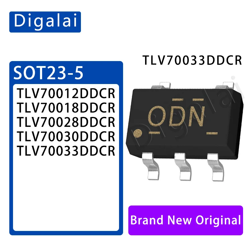 100% neue original 10 stücke TLV70033DDCR TLV70012 TLV70030 TLV70018 TLV70028 SOT23-5 spannungsregler LDO chip