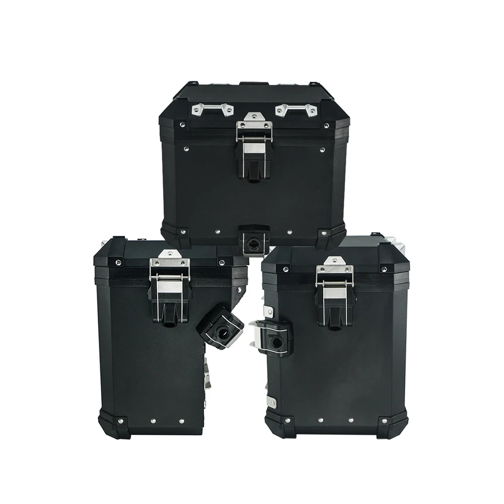 Side Panniers Top Box Tail Saddle Rear Case Box Luggage Bag Saddlebag Trunk motorcycle tail box motorcycle panniers rack motorcycle rear seat bag For BMW R1200GS R1250GS Adventure Adv LC 2014 -
