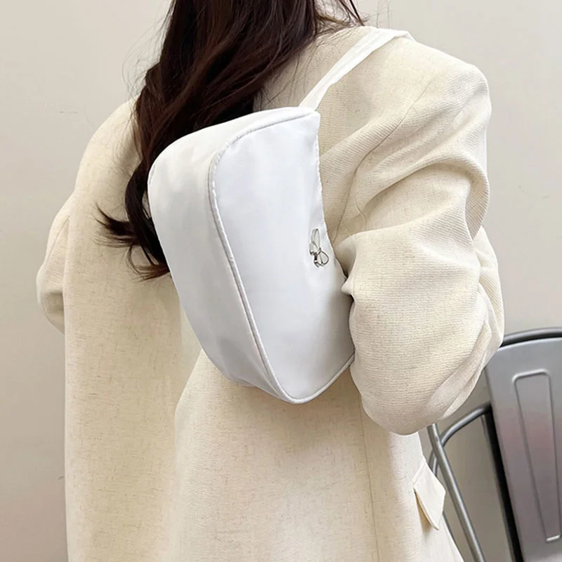 Butterfly Pattern Handle Small Bag Fashion Commuter Shoulder Bag