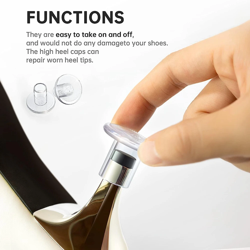 50 Pairs/Lot High Heel Stoppers Latin Stiletto Dancing Covers Antislip Silicone High Heel Protectors For Outdoor Wedding Party